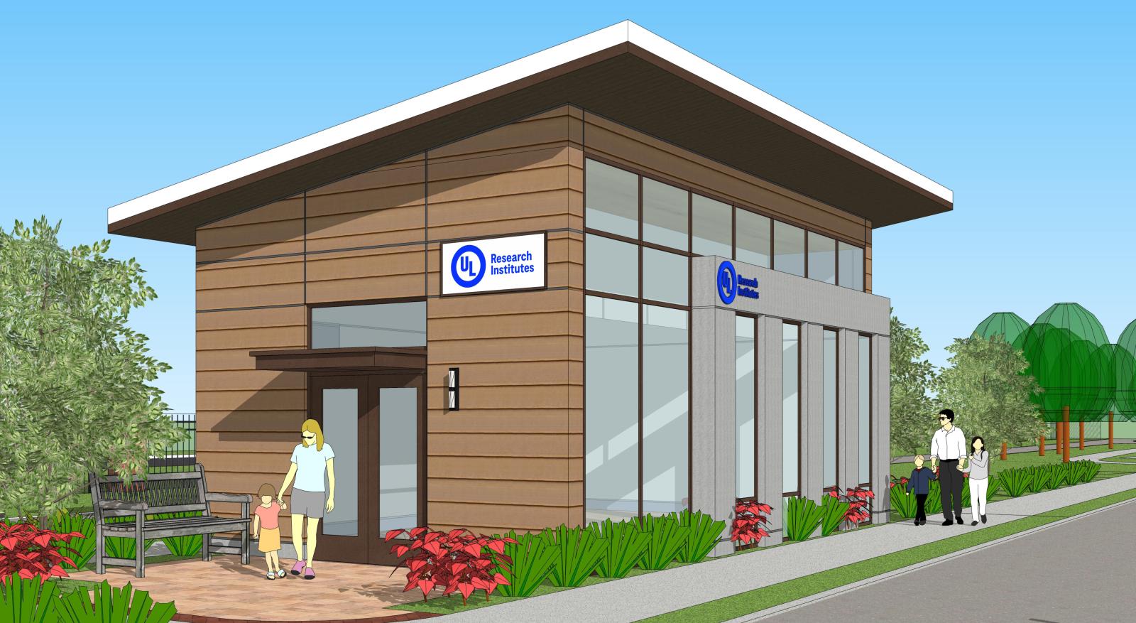 rendering of ULRI building at Cobb County Safety Village