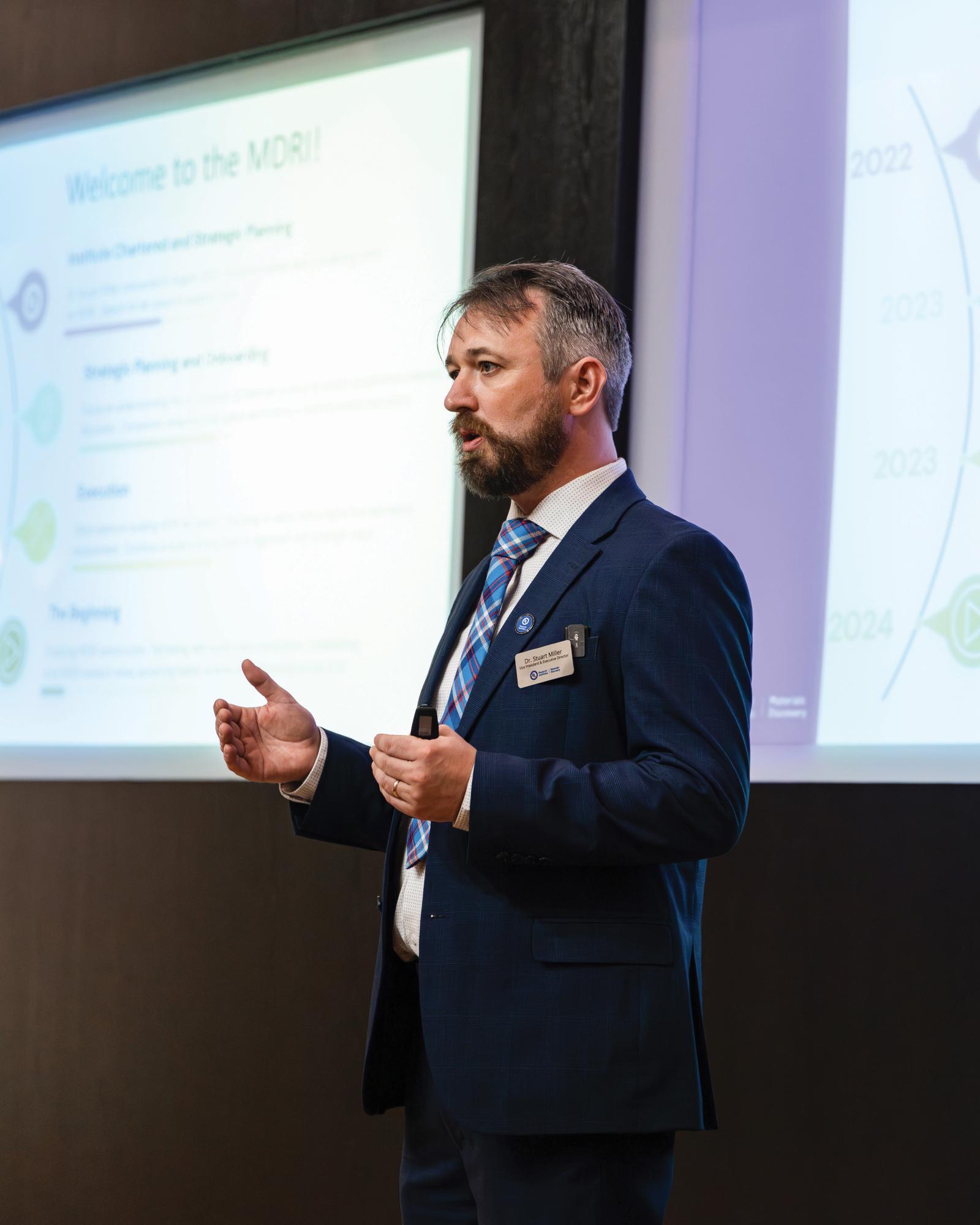 Introducing MDRI’s new state-of-the-art laboratory during an opening celebration, MDRI Executive Director Stuart Miller discusses how the lab is tackling global safety challenges like climate change and the risks to humanity it poses.